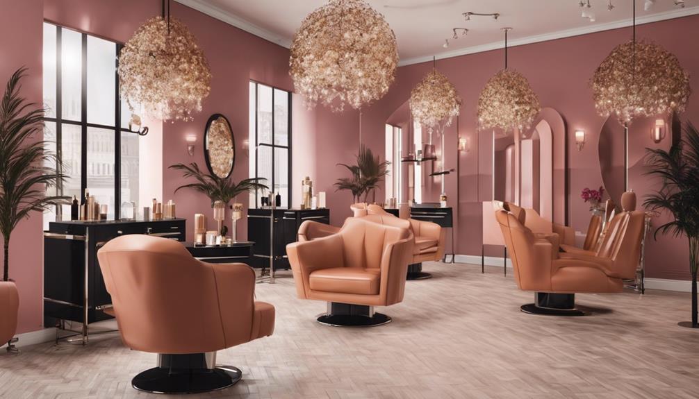 chic hair salon vibe