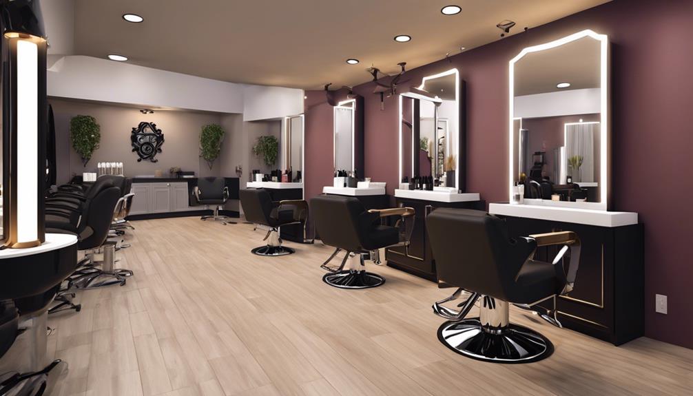 luxurious salon experience offered